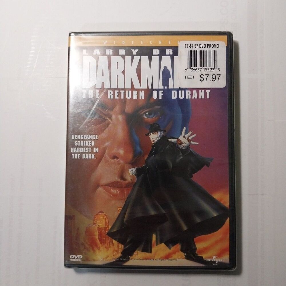 Darkman II: The Return of Durant [DVD] NEW! Widescreen